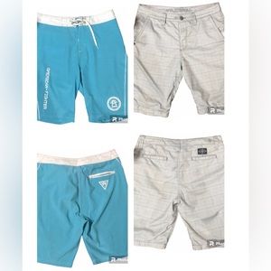 Affliction/American Fighter Mens Shorts Size 34 Both Worn Once